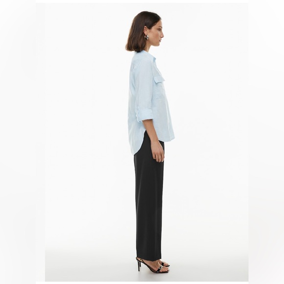 Aritzia Babaton Utility blue Shirt size XL - Picture 2 of 15